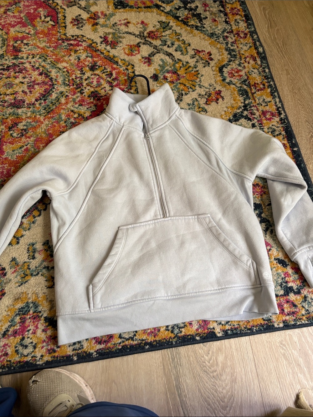 Danskin Light blue  Quarter-Zip Fleece Pullover